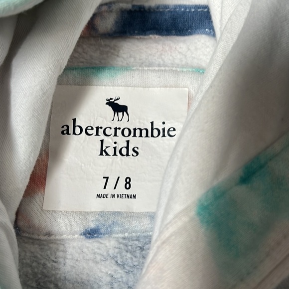 Abercrombie Kids 7/8 Tie-Dye Sweatshirt Hoodie - Picture 5 of 5